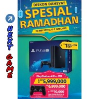 [PROMO] PS4 Pro Asia CUH 7106 extra 1 Stick Garansi Sony 2 Tahun