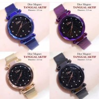 HARGA HEMAT Jam Tangan Magnet Wanita Diior Dan GUCI Jam Tangan Magnet