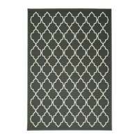 Jual IKEA HOVSLUND Karpet, bulu tipis, abu-abu tua,160x230 cm Limited