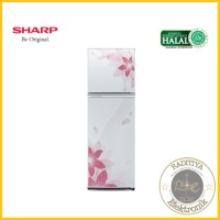 PROMO KULKAS 2 PINTU SHARP Kirei SJ-316ND-FW - Putih