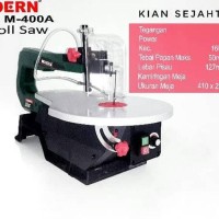 mesin Scroll saw modern m-400A /mesin gergaji triplek- jigsaw duduk