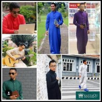 New Terbaik Jubah Gamis Pria Razzaqu Baju Koko Slimfit Soft Elrah