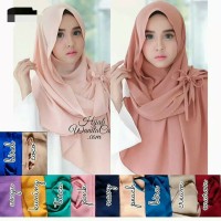 Jilbab Instan Pashmina Hijab Pastan Pasmina Kerudung Bahan Diamond