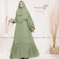 Gamis Syari Cerutty Babydoll Humaira Ori Brand by Hawwa Aiwa