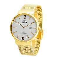 Jam Tangan Pria terbaru 2019 Model Pasir TIPIS KEREN GOLD 8624M