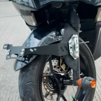 Breket- Bracket- Brecket- Dudukan- Braket plat nomor Aerox 155- lampu
