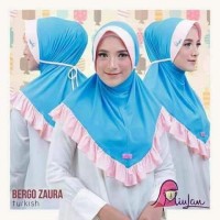 Jilbab instan Jersey ZAURAH Bergo untuk remaja