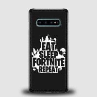 Hardcase Casing Samsung S10 5G Eat Sleep Fortnite Repeat P036