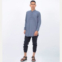 Baju koko kurta pakistan tangan panjang Pria -