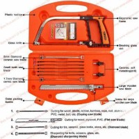 Multipurpose Hand Saw Mini Hacksaw Gergaji Ukir Triplek Kayu Kaca Besi