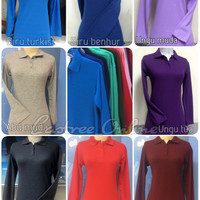 PM-POLO SHIRT WANITA KAOS WANITA POLOSHIRT WANITA LENGAN PANJANG