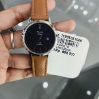 Jam Tangan Wanita Alexandre Christie 1007 Kulit Coklat Original