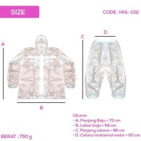 Hot Sale Jas Hujan Transparan Rain Coat Jaket Hujan Aksesoris Motor -