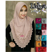 Hijab kerudung Jilbab instan Lidya realpict ootd best seller produk