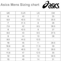 asics onitsuka tiger size chart