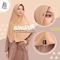 Terlaris Bergo Antem Kaos Instan Amira Ukuran L | Jilbab Afra - Putih