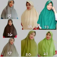 Terlaris Kerudung Jilbab Instan Bergo Serut Polos Anak Sekolah Smp Sma