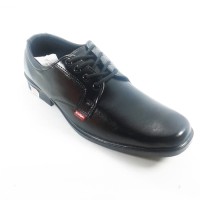 Sepatu Pria Pantofel Cowok Kantor Kerja Murah Dp05 Hitam - Hi