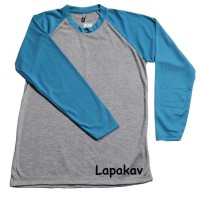 T-Shirt / Kaos Pria -- Kaos Raglan Polos Murah Unisex