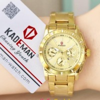 Jam Tangan Wanita Analog KADEMAN KDMc5015 ORIGINAL Water Resistant 30M