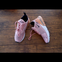 Sepatu Sneakers wanita Nike Airmax 270 pink white premium grade ori