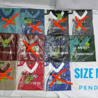 GROSIR BAJU KOKO PRIA DEWASA LENGAN PENDEK ARKAN / BAJU MUSLIM M L XL