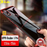 Case Realme 3 Pro 6.3 inch KoRi Clear Plating List Chrome Soft Tpu