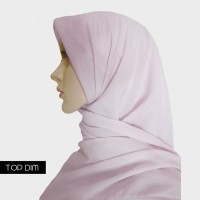 Sahara Square | Jilbab Segi Empat | Pink Gold | Ceruti Premium | Top D