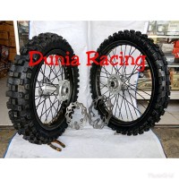 Paketan Velg Motor Klx Ring 18 21 Sepaket Velg Motor Ban Motor Luar