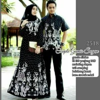 couple keluarga gamis sogan