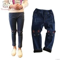 celana jeans anak perempuan size 5-8y