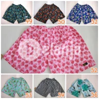 Celana pendek cotton motif 3/4