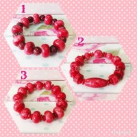 Gelang Batu Giok Merah