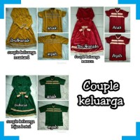 Couple keluarga / couple family / gamis dan koko couple keluarga Baju