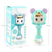 Jual Baby Electric Rattle Stick Teether Mainan Gigitan Bayi Lampu Kerincing Biru Muda Jakarta Barat Finest Shop Tokopedia