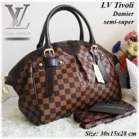 TAS BATAM TAS WANITA IMPORT TAS LV TIVOLI SET DOMPET HANDBAG WANITA