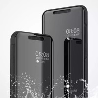 FLIP COVER REALME C2 MIRROR CASE STANDING PHONE