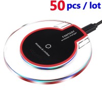 Harga Samsung Galaxy Round Terbaru Agustus 2019 3 50PCS New Round Wireless Charger Charging Pad For Samsung Galaxy S6