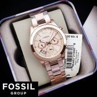 Jam Tangan Wanita Merk Fossil Original / Arloji Wanita Fossil ES3885