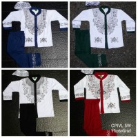 Baju koko anak polos warna putih