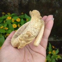 Jual Gelang Akar Bahar Putih Ukir Naga Ih 03 Murah