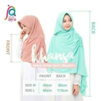 Khimar Jilbab Afra Khansa Ukuran M (Khimar Antem Serut)