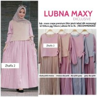 gamis plisket lubna