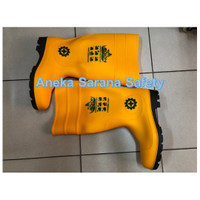 Jual Sepatu  Boot  Karet Safety Legion  Kuning 42 