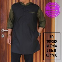 baju muslim pria koko pakistan lengan panjang kombinasi warna terbaik
