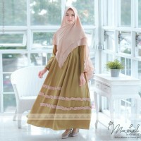 Gamis dewasa Mashel by Jasmine size XS-M bahan wollycrepe caltri
