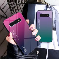 Samsung Galaxy S10 5G Case Hard Tempered Glass Gradient Protective