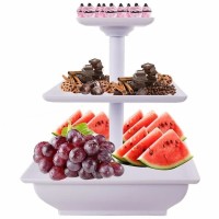 Rak Penyajian Etalase Piring Saji Tempat Kue Cakes Rack Snack Server