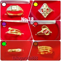 Cincin No 18 emas asli kadar 700 70% 22k 1 satu 2 dua gram gold model