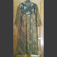 Dress gamis batik lawas batik lawasan khas jogja 357